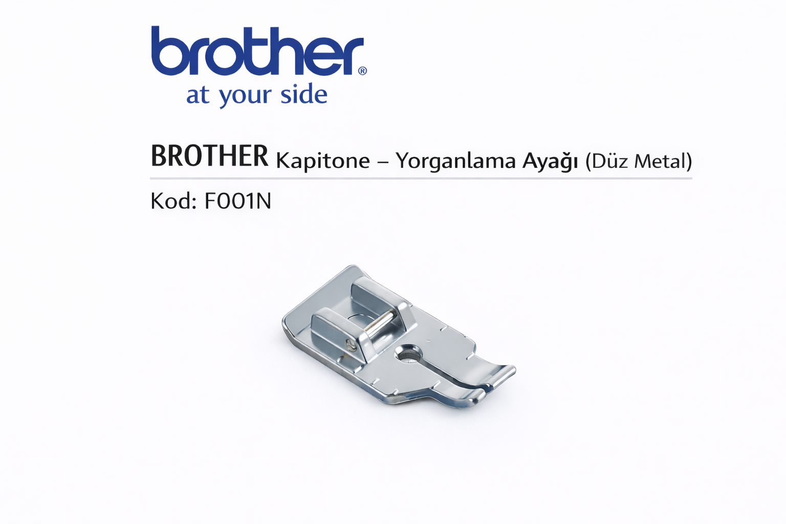 BROTHER Kapitone – Yorganlama Ayağı (Düz Metal)